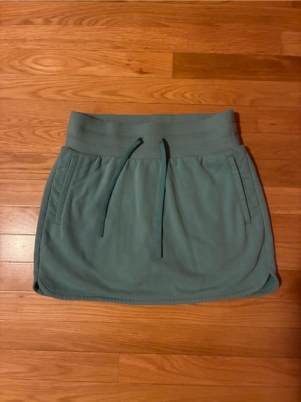 Joy Lab Teal Athletic Lounge Skirt with Drawstring & Pockets - Size Small